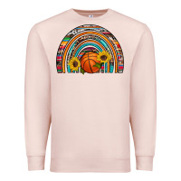 Pale Pink basketball rainbow Premium Sweatshirt - Artiststas