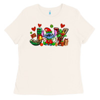 Bone joy with christmas elf stitch Ladies Tee - AdoDesignShop