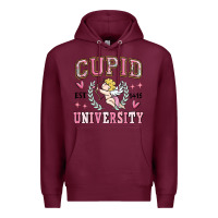Burgundy cupid university Premium Hoodie - MaliasSmallBusiness