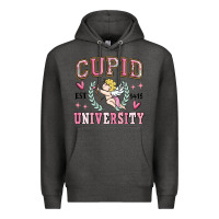 Charcoal Heather cupid university Premium Hoodie - MaliasSmallBusiness