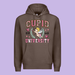 Cupid University Premium Hoodie Designed By Maliassmallbusiness