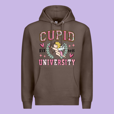 Cupid University Premium Hoodie Designed By Maliassmallbusiness