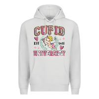 Dove Grey cupid university Premium Hoodie - MaliasSmallBusiness
