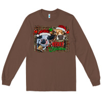 Chestnut merry christmas heifers Long Sleeve Tee - RanaPortraitStore