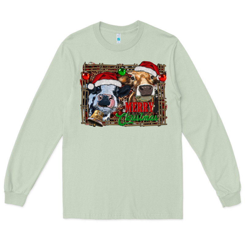 Merry Christmas Heifers Long Sleeve Tee by RanaPortraitStore | Teevron