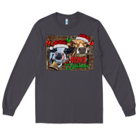 Smoke merry christmas heifers Long Sleeve Tee - RanaPortraitStore
