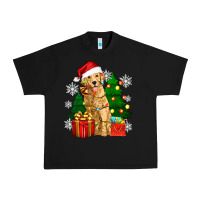 Christmas Golden Dog Urban Heavy Tee | Teevron