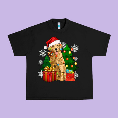 Urban Heavy Tee christmas golden dog