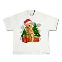 Pistachio christmas golden dog Urban Heavy Tee - Zillion Design Studio