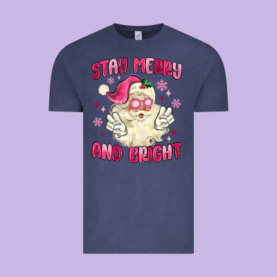 Vintage Tee stay merry and bright