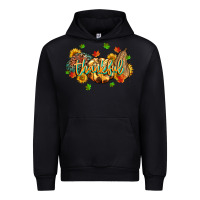 Black thankful pumpkins Urban Hoodie - MaliasSmallBusiness