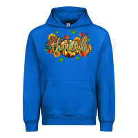 Cobalt thankful pumpkins Urban Hoodie - MaliasSmallBusiness