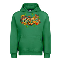 Emerald thankful pumpkins Urban Hoodie - MaliasSmallBusiness