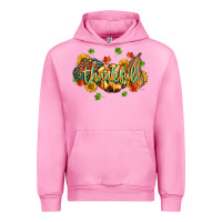 Fuchsia Pink thankful pumpkins Urban Hoodie - MaliasSmallBusiness