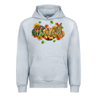 Heather Grey thankful pumpkins Urban Hoodie - MaliasSmallBusiness