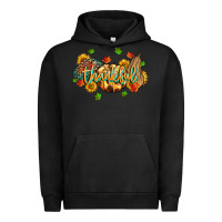 Pigment Black thankful pumpkins Urban Hoodie - MaliasSmallBusiness