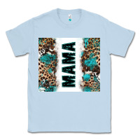 Dusty Blue western mama Classic Tee - Zillion Design Studio