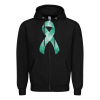 Black liver cancer ribbon fa element Zipper Hoodie - FaDigitalArtStudio