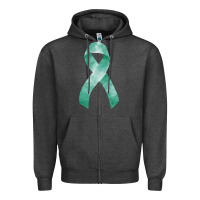 Charcoal Heather liver cancer ribbon fa element Zipper Hoodie - FaDigitalArtStudio