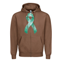 Chestnut liver cancer ribbon fa element Zipper Hoodie - FaDigitalArtStudio