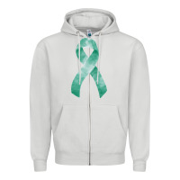 Dove Grey liver cancer ribbon fa element Zipper Hoodie - FaDigitalArtStudio