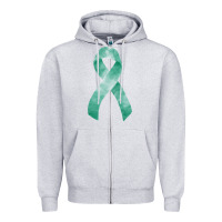 Heather Grey liver cancer ribbon fa element Zipper Hoodie - FaDigitalArtStudio