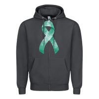 Smoke liver cancer ribbon fa element Zipper Hoodie - FaDigitalArtStudio