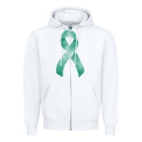 White liver cancer ribbon fa element Zipper Hoodie - FaDigitalArtStudio