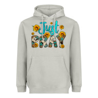 Just Pray Heavyweight Hoodie | Teevron