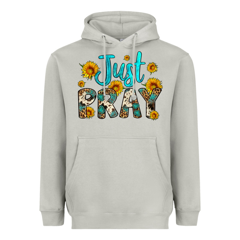 Just Pray Heavyweight Hoodie by Artiststas | Teevron