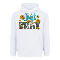 White just pray Heavyweight Hoodie - Artiststas