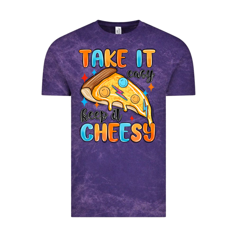 Take It Easy Keep It Cheesy Vintage Tee by MaliasSmallBusiness | Teevron