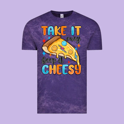 Vintage Tee take it easy keep it cheesy