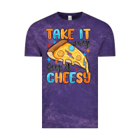 Cloud Purple take it easy keep it cheesy Vintage Tee - MaliasSmallBusiness