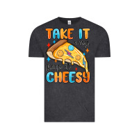 Vintage Black take it easy keep it cheesy Vintage Tee - MaliasSmallBusiness