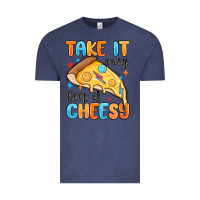 Vintage Denim take it easy keep it cheesy Vintage Tee - MaliasSmallBusiness