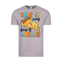 Vintage Zinc take it easy keep it cheesy Vintage Tee - MaliasSmallBusiness