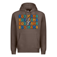 Coffee boy mama lightning bolt Premium Hoodie - MaliasSmallBusiness
