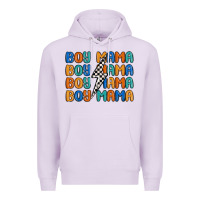 Lilac boy mama lightning bolt Premium Hoodie - MaliasSmallBusiness