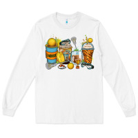 White lacrosse coffee cups Long Sleeve Tee - Zillion Design Studio