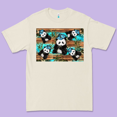Camouflage Baby Panda Premium Tee Designed By Artiststas