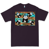 Plum Camouflage Baby Panda Premium Tee - Artiststas