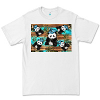White Camouflage Baby Panda Premium Tee - Artiststas