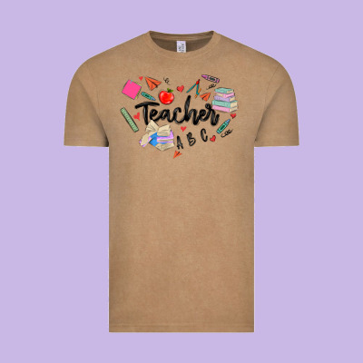 Vintage Tee teacher heart