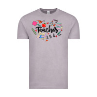 Vintage Zinc teacher heart Vintage Tee - MaliasSmallBusiness