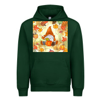 Forest Green fall gnome Urban Hoodie - MaliasSmallBusiness