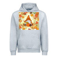 Heather Grey fall gnome Urban Hoodie - MaliasSmallBusiness