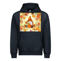 Navy fall gnome Urban Hoodie - MaliasSmallBusiness