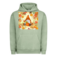 Pigment Oil Green fall gnome Urban Hoodie - MaliasSmallBusiness