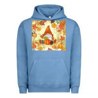 Pigment Pebble Blue fall gnome Urban Hoodie - MaliasSmallBusiness